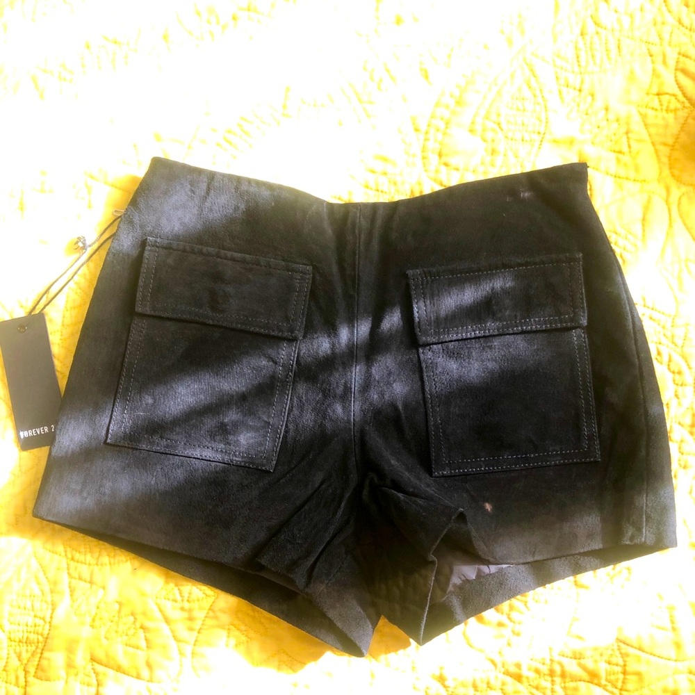 Genuine Leather Shorts